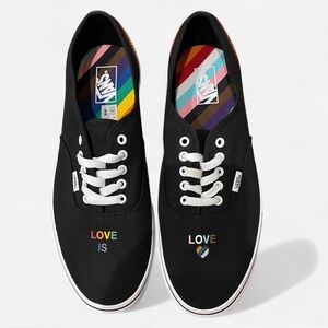 Vans Pride Canvas Sneakers Love is Love Rainbow M13 LGBTQIA+ Pride Month NEW